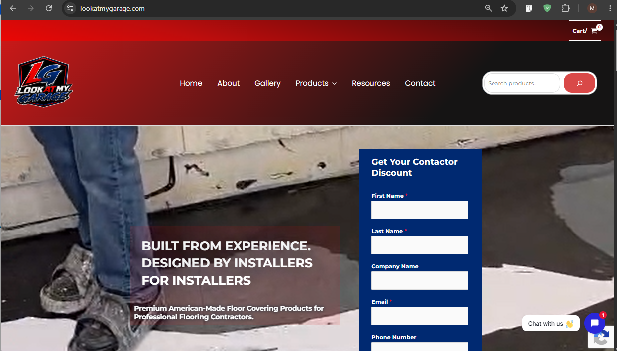 Featured website project by Mark Baya